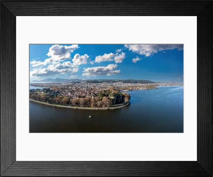 Framed Print : Greece, Ioannina Pamvotida Lake, Epirus Framed Print : Greece, Ioannina Pamvotida Lake, Epirus