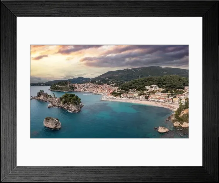 Framed Print : Greece Parga, destination Epirus Framed Print : Greece Parga, destination Epirus