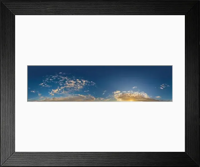 Framed Print : Blue summer sky panorama with light Cirrus clouds Framed Print : Blue summer sky panorama with light Cirrus clouds