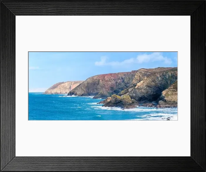 Framed Print : Cliffs and Waves, St. Agnes Heritage Coast, Saint Agnes, Cornwall, England, Europe Framed Print : Cliffs and Waves, St. Agnes Heritage Coast, Saint Agnes, Cornwall, England, Europe