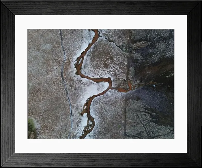 Framed Print : Hot Spring at Reykjadalur in Iceland in December 2022 on a cold evening Framed Print : Hot Spring at Reykjadalur in Iceland in December 2022 on a cold evening