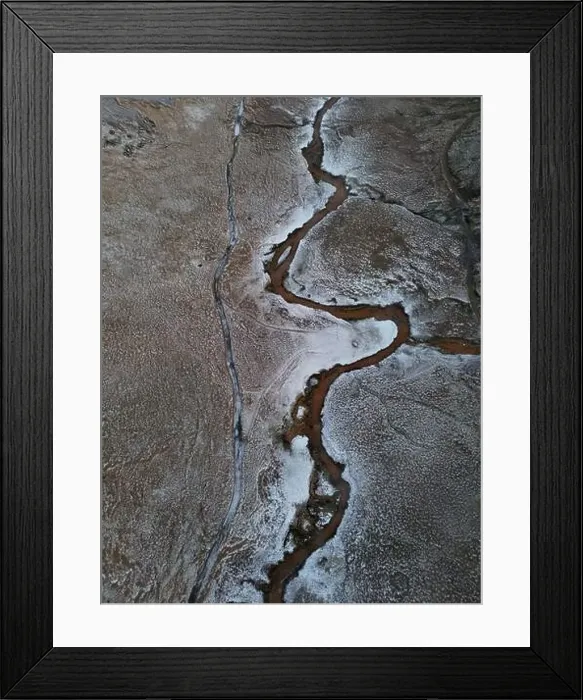 Framed Print : Hot Spring at Reykjadalur in Iceland in December 2022 on a cold evening Framed Print : Hot Spring at Reykjadalur in Iceland in December 2022 on a cold evening