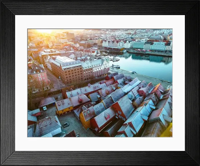 Framed Print : Traditional Scandinavian Architecture Framed Print : Traditional Scandinavian Architecture