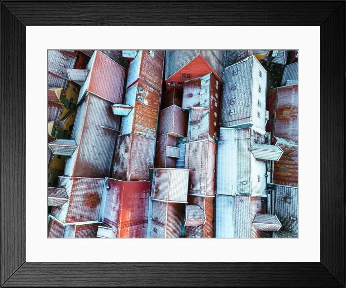 Framed Print : Traditional Scandinavian Architecture Framed Print : Traditional Scandinavian Architecture