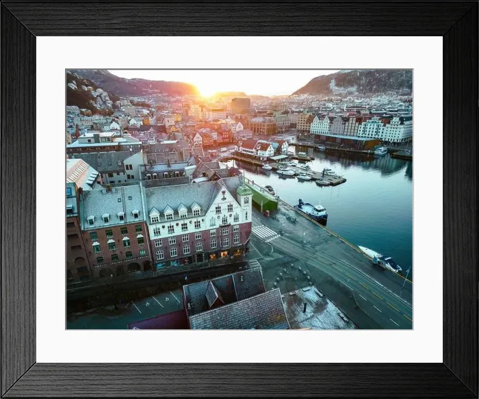 Framed Print : Traditional Scandinavian Architecture Framed Print : Traditional Scandinavian Architecture