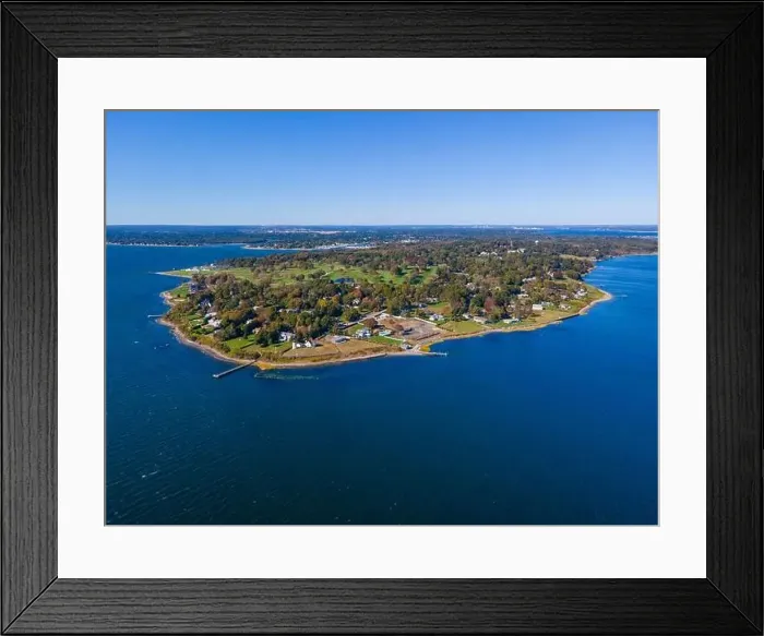 Framed Print : Aerial view of Warwick Point including Warwick Lighthouse in city of Warwick, Rhode Island RI, USA Framed Print : Aerial view of Warwick Point including Warwick Lighthouse in city of Warwick, Rhode Island RI, USA