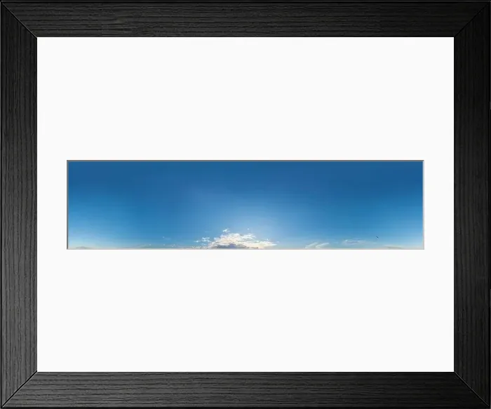 Framed Print : Blue summer sky panorama with light Cirrus clouds Framed Print : Blue summer sky panorama with light Cirrus clouds