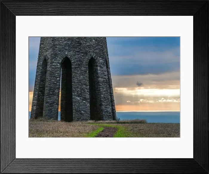 Framed Print : Sunrise over The Daymark, Kingswear, Devon, England, Europe Framed Print : Sunrise over The Daymark, Kingswear, Devon, England, Europe