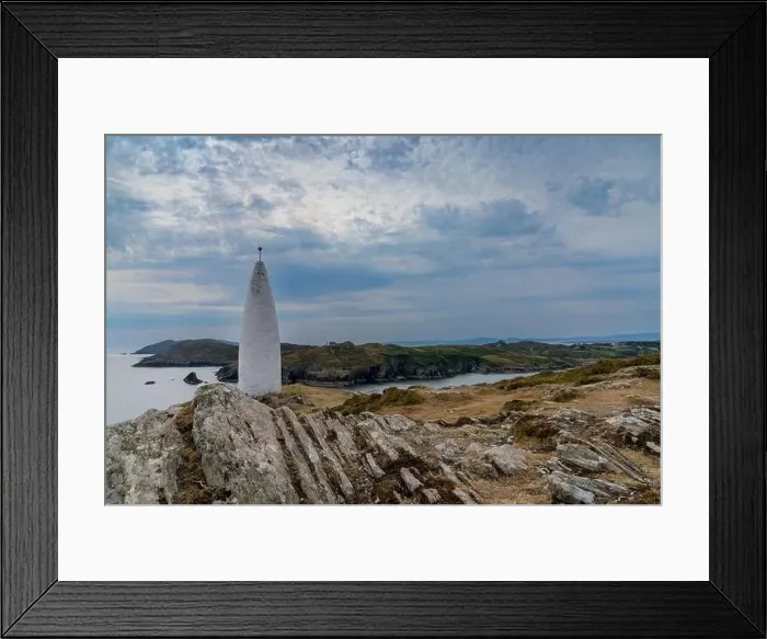 Framed Print : View of the Baltimore Beacon and entrance to Baltimore Harbor in West Cork Framed Print : View of the Baltimore Beacon and entrance to Baltimore Harbor in West Cork