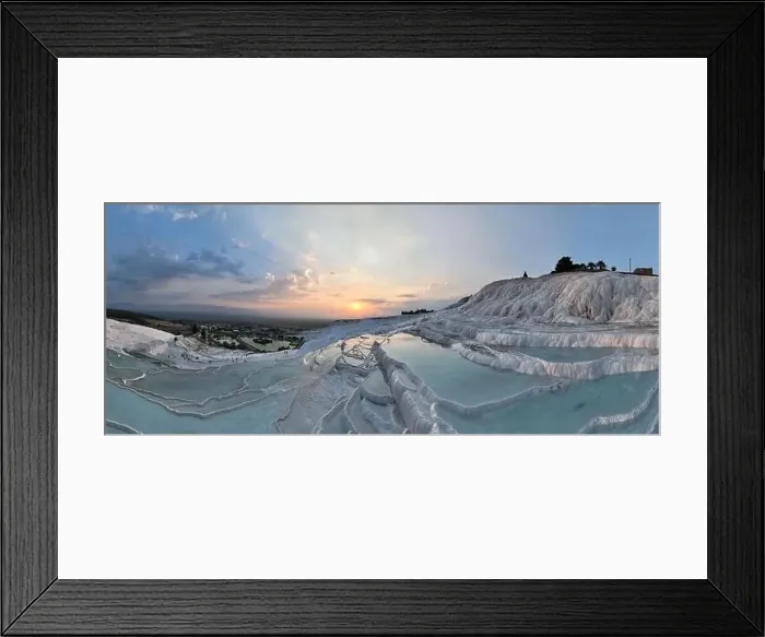 Framed Print : Pamukkale Travertines Cinematic Aerial Drone footage Framed Print : Pamukkale Travertines Cinematic Aerial Drone footage