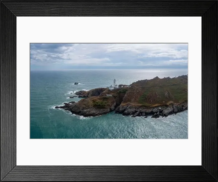 Framed Print : Landscape view of the Start Point Lighthouse and headland in South Devon on the English Channel Framed Print : Landscape view of the Start Point Lighthouse and headland in South Devon on the English Channel
