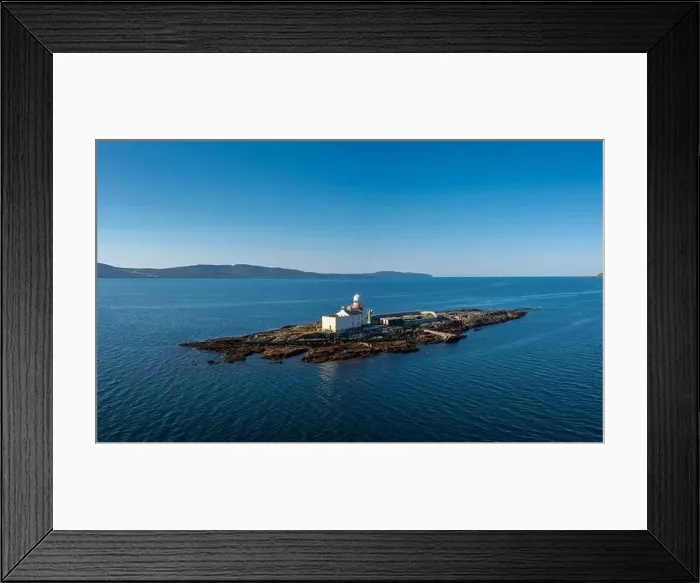 Framed Print : View of the Roancarrigmore Island Lighthouse in Bantry Bay in County Cork Framed Print : View of the Roancarrigmore Island Lighthouse in Bantry Bay in County Cork