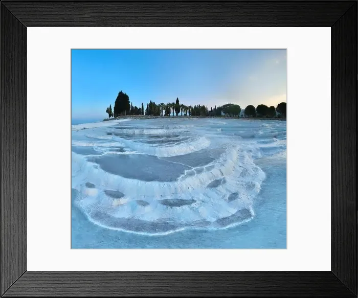 Framed Print : Pamukkale Travertines Cinematic Aerial Drone footage Framed Print : Pamukkale Travertines Cinematic Aerial Drone footage