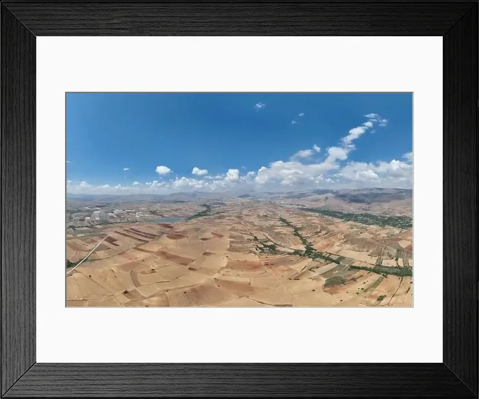 Framed Print : Farm fields Background Texture 4 K Aerial View 4K Turkey Antalya Framed Print : Farm fields Background Texture 4 K Aerial View 4K Turkey Antalya