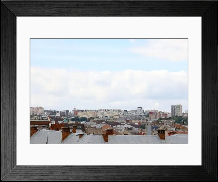 Framed Print : LVIV, UKRAINE - SEPTEMBER 11, 2022 Panorama view of the historical old city in Lviv Framed Print : LVIV, UKRAINE - SEPTEMBER 11, 2022 Panorama view of the historical old city in Lviv