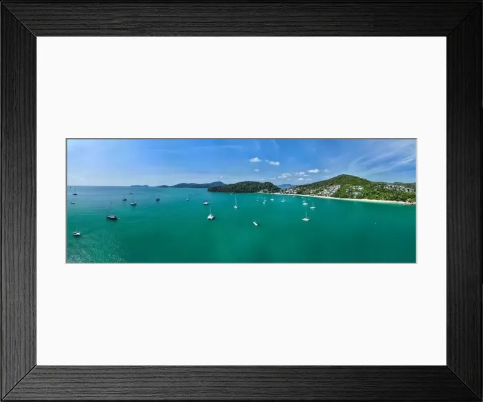 Framed Print : Amazing Panorama view seashore Framed Print : Amazing Panorama view seashore