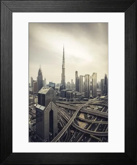 Framed Print : Burj Khalifa in Dubai, taken in April 2022 Framed Print : Burj Khalifa in Dubai, taken in April 2022