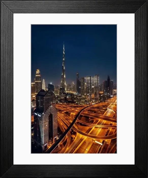 Framed Print : Burj Khalifa in Dubai, taken in April 2022 Framed Print : Burj Khalifa in Dubai, taken in April 2022