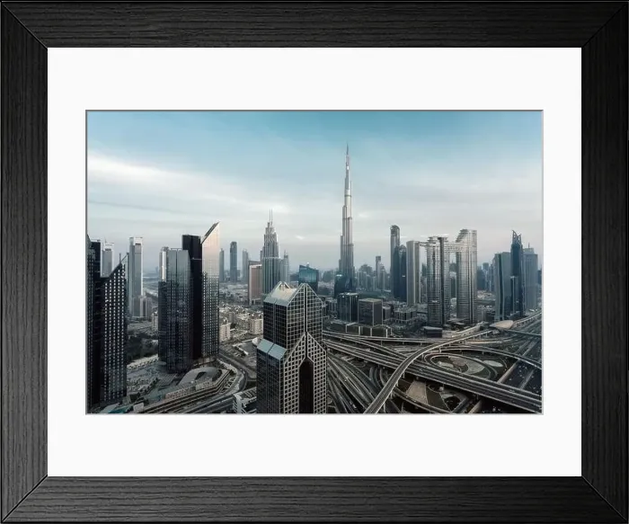 Framed Print : Burj Khalifa in Dubai, taken in April 2022
