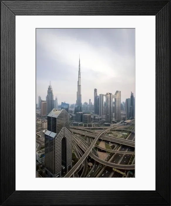 Framed Print : Burj Khalifa in Dubai, taken in April 2022 Framed Print : Burj Khalifa in Dubai, taken in April 2022