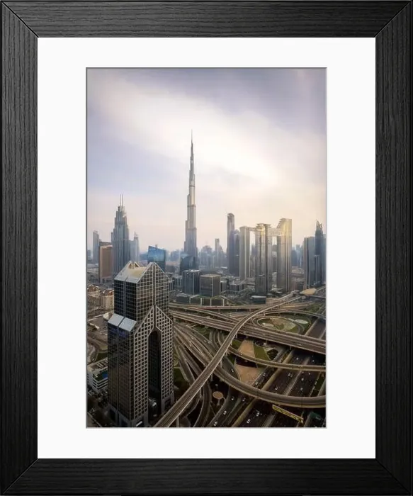 Framed Print : Burj Khalifa in Dubai, taken in April 2022 Framed Print : Burj Khalifa in Dubai, taken in April 2022