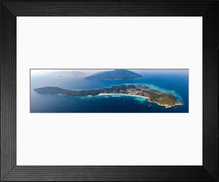 Framed Print : Aerial view of Pattaya Beach in Koh Lipe, Satun, Thailand Framed Print : Aerial view of Pattaya Beach in Koh Lipe, Satun, Thailand