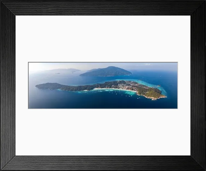 Framed Print : Aerial view of Pattaya Beach in Koh Lipe, Satun, Thailand Framed Print : Aerial view of Pattaya Beach in Koh Lipe, Satun, Thailand