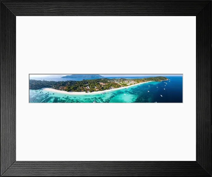 Framed Print : Aerial view of Pattaya Beach in Koh Lipe, Satun, Thailand Framed Print : Aerial view of Pattaya Beach in Koh Lipe, Satun, Thailand