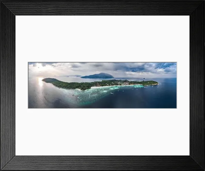 Framed Print : Aerial view of Pattaya Beach in Koh Lipe, Satun, Thailand Framed Print : Aerial view of Pattaya Beach in Koh Lipe, Satun, Thailand