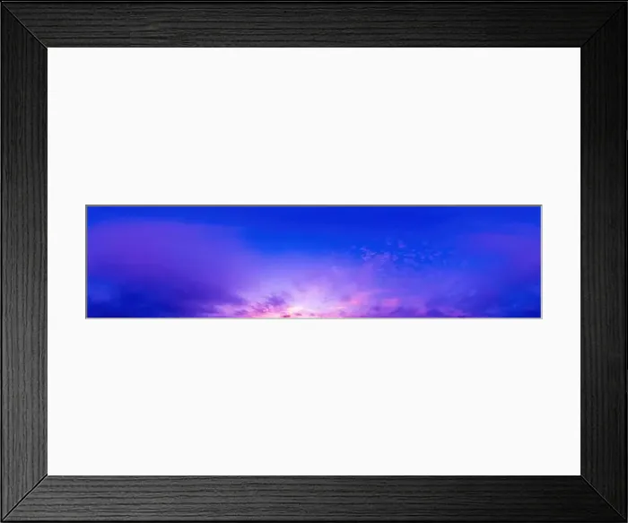 Framed Print : Dark blue twilight sky panorama with Cumulus clouds. Seamless hd Framed Print : Dark blue twilight sky panorama with Cumulus clouds. Seamless hd