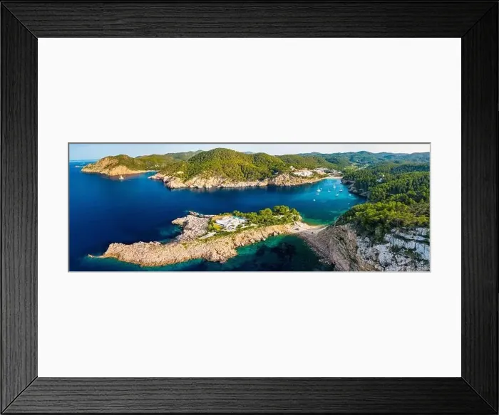 Framed Print : beach of Port Sant Miquel on the north shore of Ibiza island in Spain Framed Print : beach of Port Sant Miquel on the north shore of Ibiza island in Spain