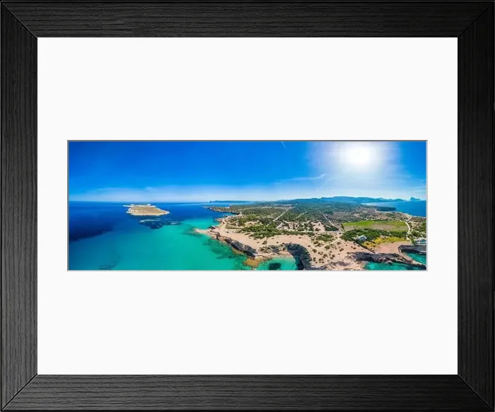 Framed Print : Platges de Comte, North Ibiza, Baleares, the most amazing beach on the island Framed Print : Platges de Comte, North Ibiza, Baleares, the most amazing beach on the island