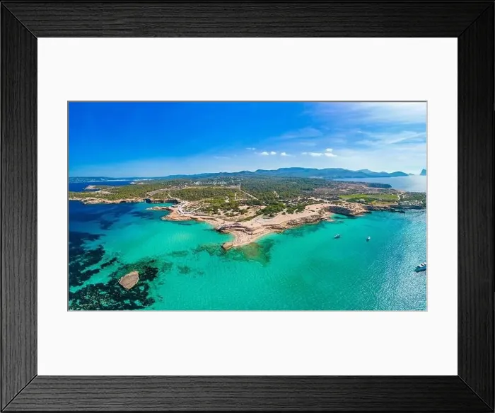 Framed Print : Platges de Comte, North Ibiza, Baleares, the most amazing beach on the island Framed Print : Platges de Comte, North Ibiza, Baleares, the most amazing beach on the island