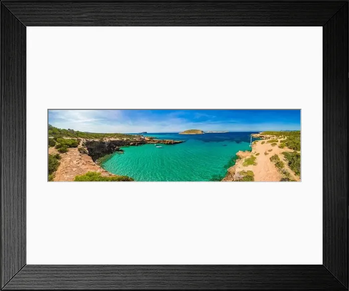 Framed Print : Platges de Comte, North Ibiza, Baleares, the most amazing beach on the island Framed Print : Platges de Comte, North Ibiza, Baleares, the most amazing beach on the island