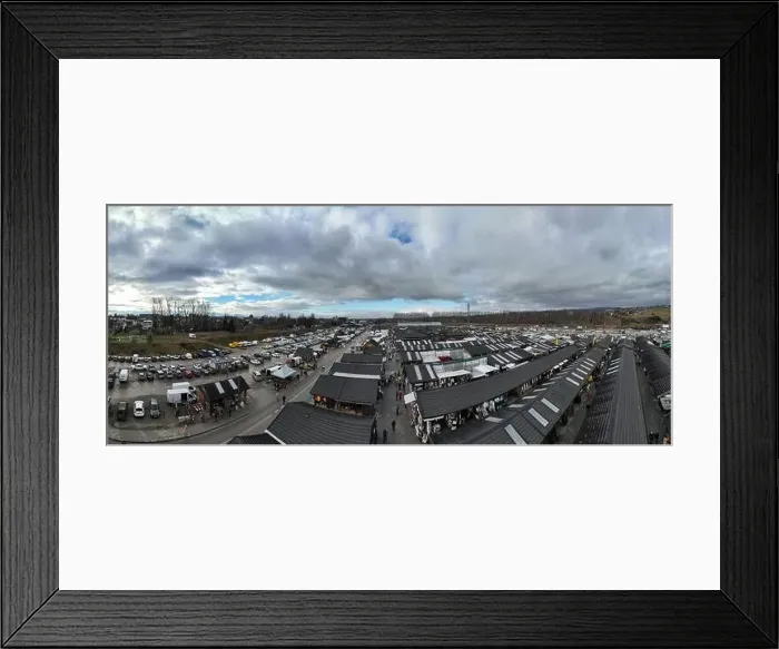 Framed Print : Aerial view of the market in Nowy Targ, Poland Framed Print : Aerial view of the market in Nowy Targ, Poland