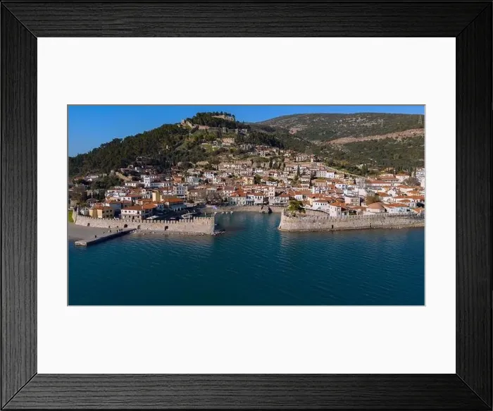 Framed Print : City of Nafpaktos, Aerial Framed Print : City of Nafpaktos, Aerial