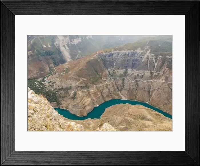 Framed Print : The Sulak Canyon is one of the deepest canyons in the world and the deepest in Europe Framed Print : The Sulak Canyon is one of the deepest canyons in the world and the deepest in Europe