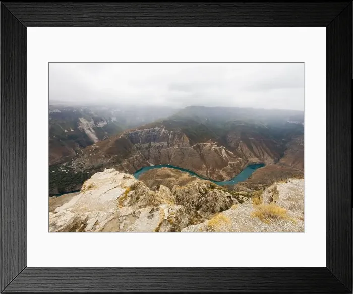 Framed Print : The Sulak Canyon is one of the deepest canyons in the world and the deepest in Europe Framed Print : The Sulak Canyon is one of the deepest canyons in the world and the deepest in Europe