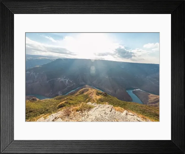 Framed Print : The Sulak Canyon is one of the deepest canyons in the world and the deepest in Europe Framed Print : The Sulak Canyon is one of the deepest canyons in the world and the deepest in Europe
