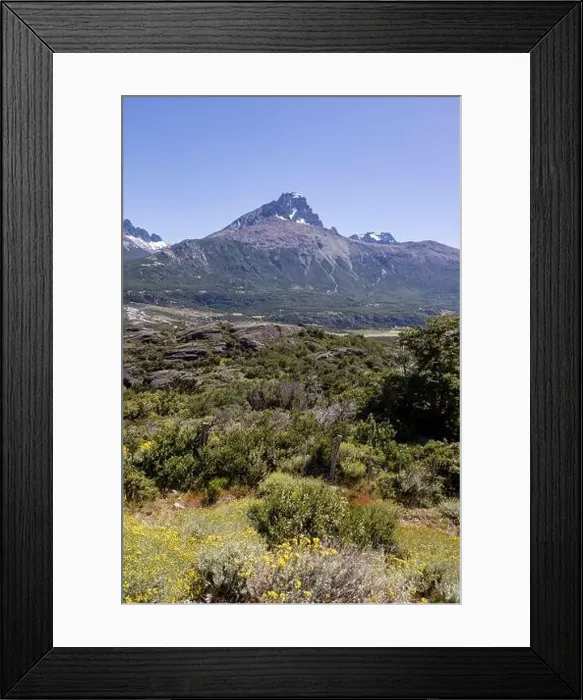 Framed Print : View from the viewpoint Mirador Rio Ibañez at the Carretera Austral in Patagonia, Chile Framed Print : View from the viewpoint Mirador Rio Ibañez at the Carretera Austral in Patagonia, Chile