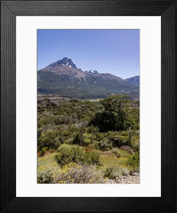 Framed Print : View from the viewpoint Mirador Rio Ibañez at the Carretera Austral in Patagonia, Chile Framed Print : View from the viewpoint Mirador Rio Ibañez at the Carretera Austral in Patagonia, Chile
