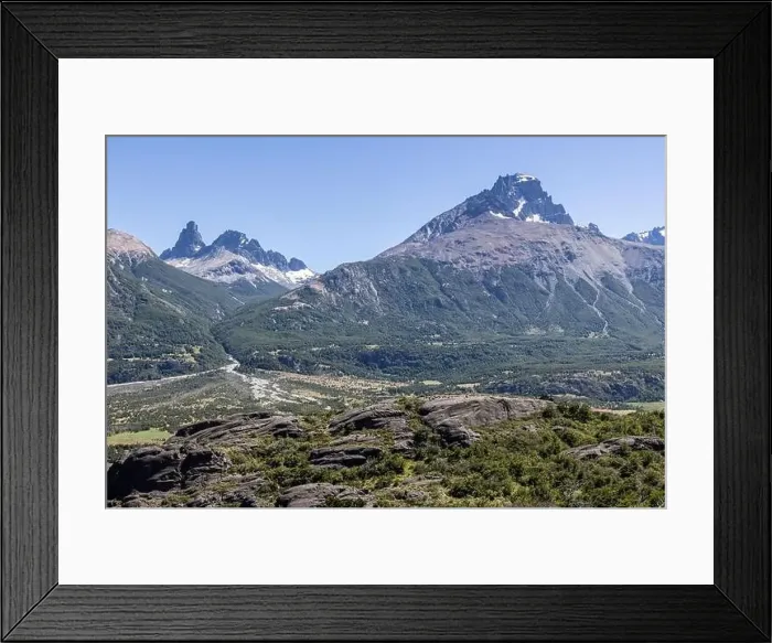 Framed Print : View from the viewpoint Mirador Rio Ibañez at the Carretera Austral in Patagonia, Chile Framed Print : View from the viewpoint Mirador Rio Ibañez at the Carretera Austral in Patagonia, Chile
