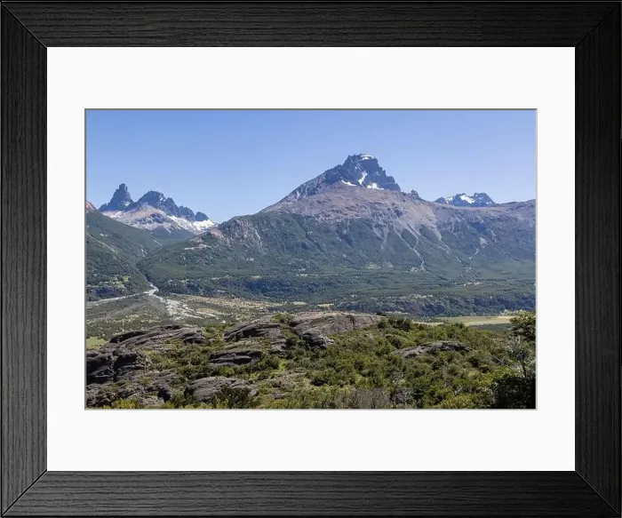 Framed Print : View from the viewpoint Mirador Rio Ibañez at the Carretera Austral in Patagonia, Chile Framed Print : View from the viewpoint Mirador Rio Ibañez at the Carretera Austral in Patagonia, Chile