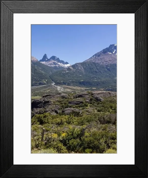 Framed Print : View from the viewpoint Mirador Rio Ibañez at the Carretera Austral in Patagonia, Chile Framed Print : View from the viewpoint Mirador Rio Ibañez at the Carretera Austral in Patagonia, Chile