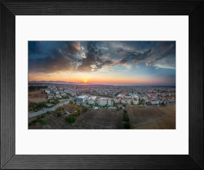 Framed Print : Aerial view of Didim - Aydın Turkey Framed Print : Aerial view of Didim - Aydın Turkey