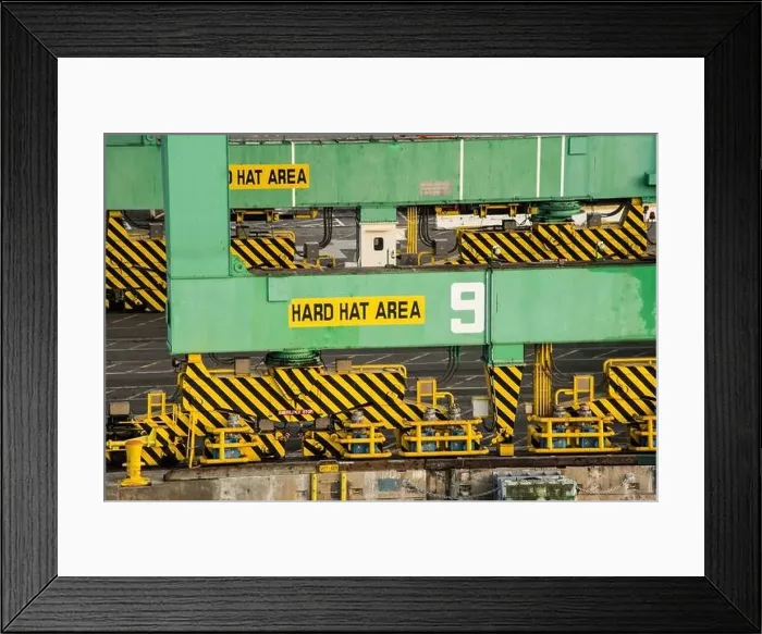Framed Print : The busiest container port in North America Framed Print : The busiest container port in North America