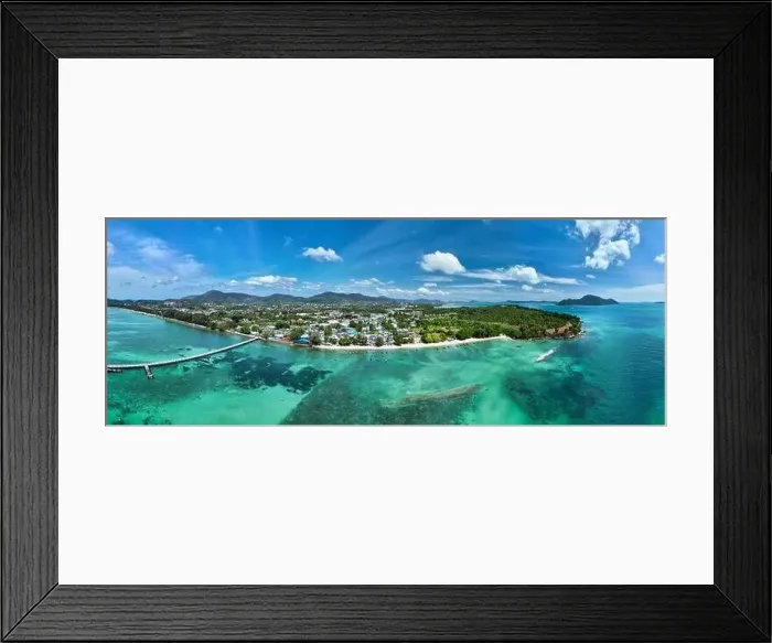 Framed Print : Aerial view Beautiful seashore at Phuket Thailand Framed Print : Aerial view Beautiful seashore at Phuket Thailand