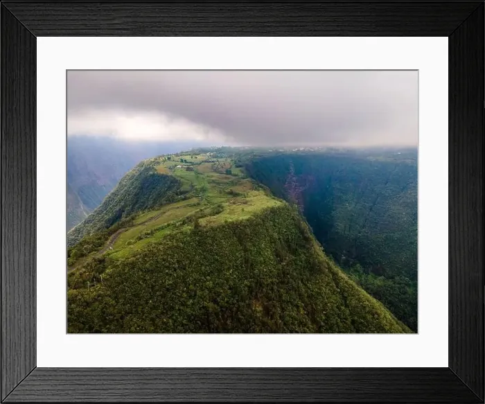 Framed Print : Saint-Joseph, Reunion Island - Langevin river valley Framed Print : Saint-Joseph, Reunion Island - Langevin river valley