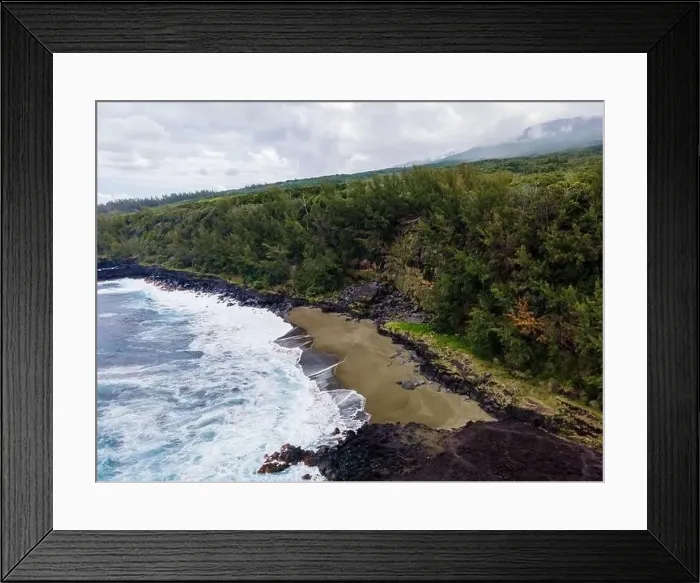 Framed Print : Saint-Philippe, Reunion Island - Tremblet beach. The youngest beach in the world Framed Print : Saint-Philippe, Reunion Island - Tremblet beach. The youngest beach in the world