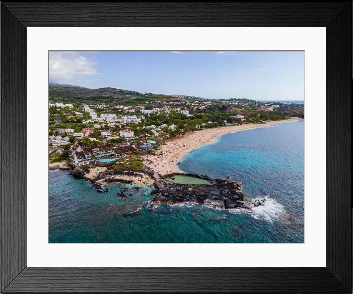 Framed Print : Saint-Gilles, Reunion Island - Boucan Canot beach Framed Print : Saint-Gilles, Reunion Island - Boucan Canot beach